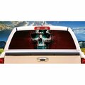 Entretenimiento Wicked Skull Rear Window Graphic Truck View Thru Vinyl Back Decal EN2678307